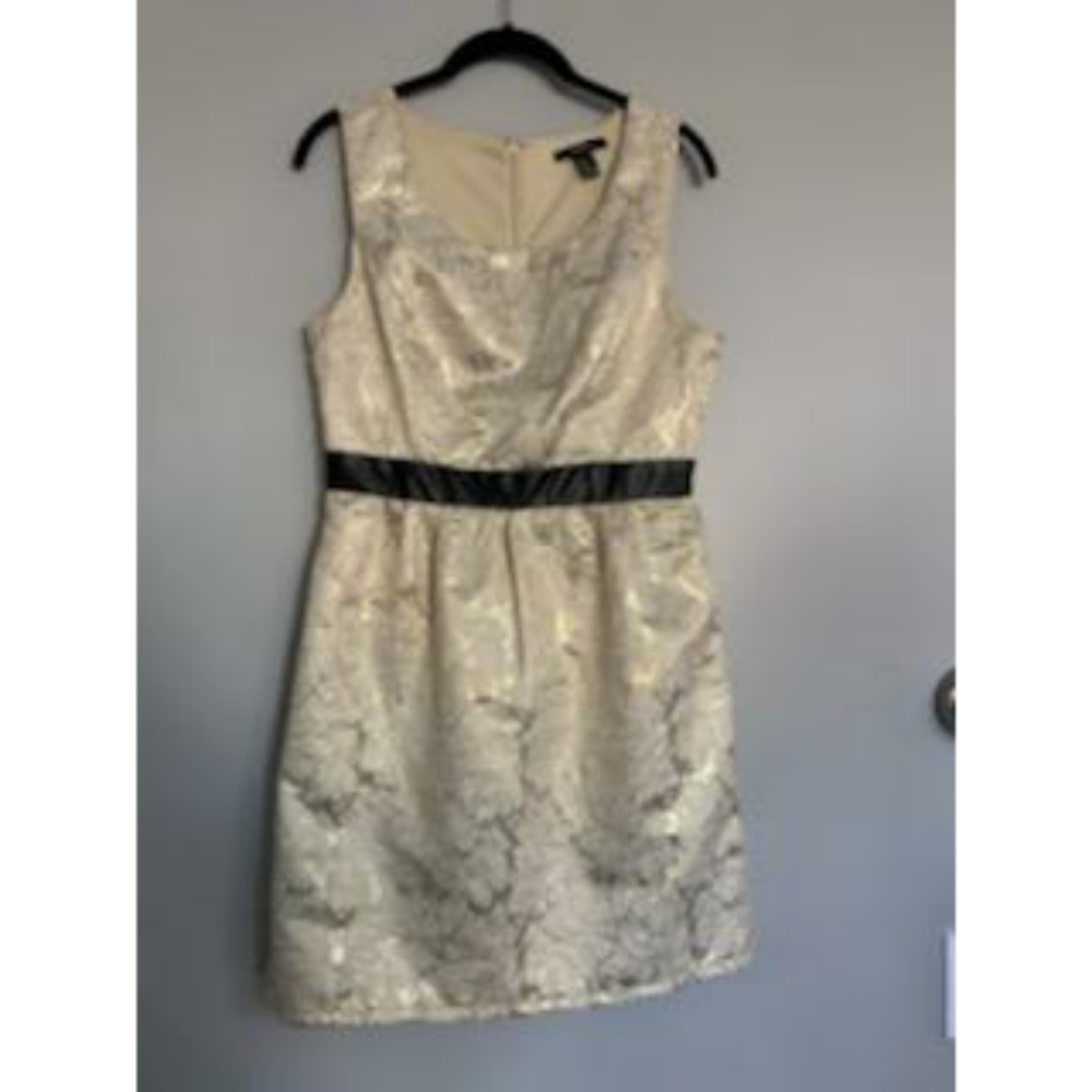 Gold metalic dress